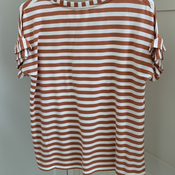 Rust striped shirt - Picture 3 of 3